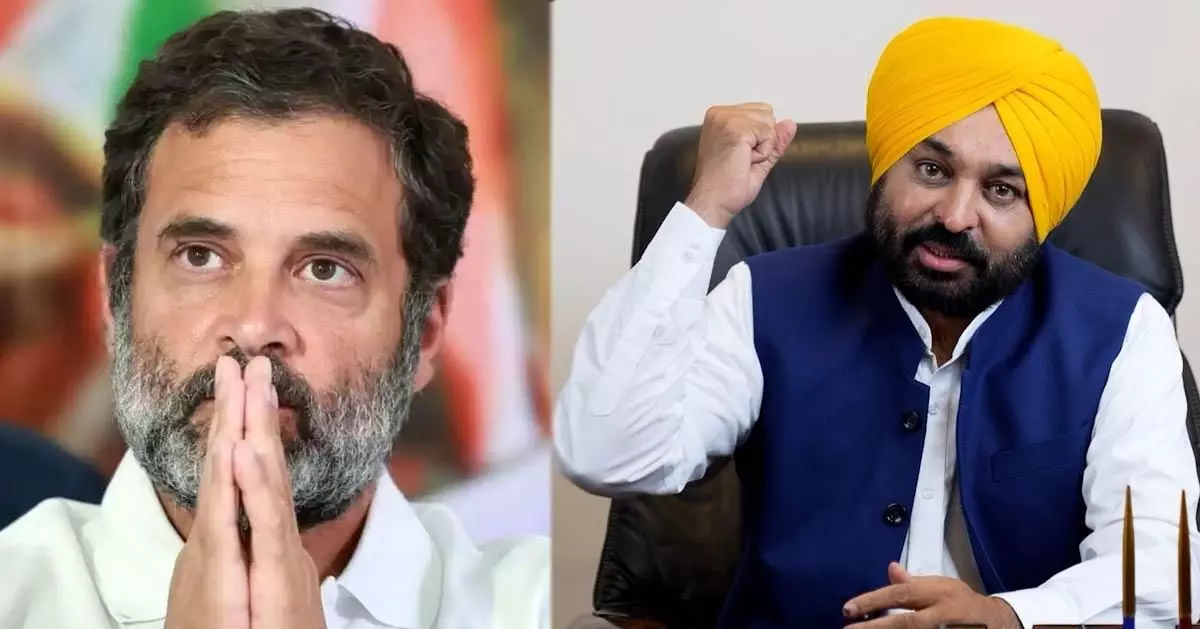 लोकसभा चुनाव से पहले भगवंत सिंह मान ने कांग्रेस को फटकारा, राहुल को लेकर कही यह बात