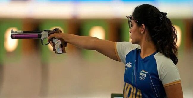 Manu Bhaker won the bronze medal