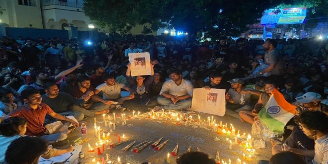 Rajendra Nagar ABVP Candle March