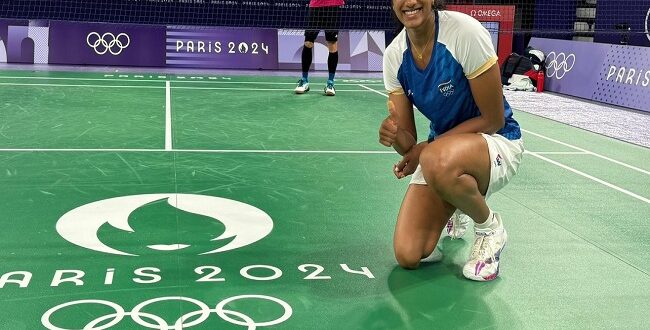 PV Sindhu started with a win in Paris Olympics