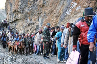 1,771 pilgrims leave from jammu to amarnath