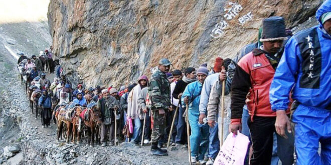 1,771 pilgrims leave from jammu to amarnath