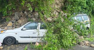 Badrinath Highway closed at three places, vehicles buried under debris