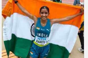 World Athletics U-20 Championships-Aarti-bronze