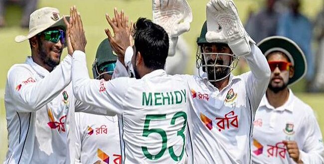 Bangladesh team defeated Pakistan in Test