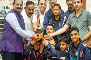 Host Nainital remained champion in state level sport