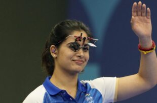 Paris Olympics: Manu Bhaker finished fourth in women's 25m pistol shooting final