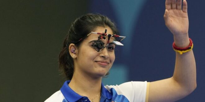 Paris Olympics: Manu Bhaker finished fourth in women's 25m pistol shooting final