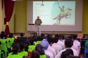 Motivational speech by respected veteran inspires youth