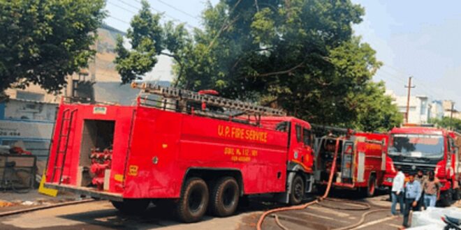 Fire in Kolkata Godown