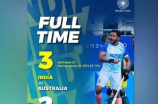 Paris Olympics: India beat Australia for first time