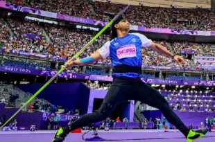 Neeraj Chopra wins silver medal in paris ollymmpic