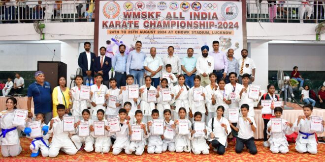 Karate Championship: Host Uttar Pradesh became the overall winner with 23 gold and Uttarakhand was the runner-up