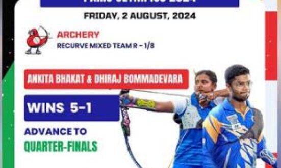 Paris Olympics: Ankita-Dheeraj reach quarter-finals of archery recurve mixed team event