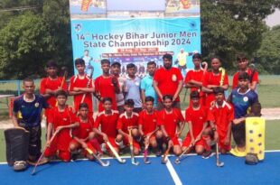 Saharsa defeated Siwan in the 14th Hockey State Level Competition