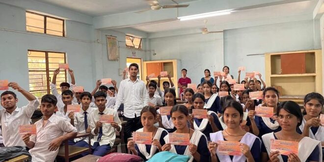 ABVP's membership drive in various colleges of Assam