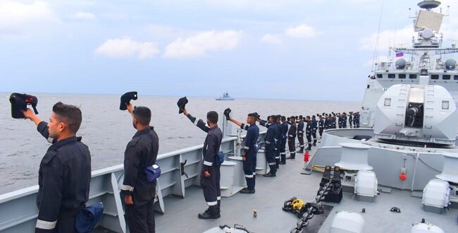 INDIAN NAVAL SHIP TABAR CONDUCTS EXERCISE