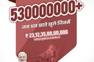 Prime Minister Modi congratulated Jan Dhan Yojana on completion of 10 years