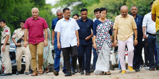 Delhi's new Chief Minister Atishi was seen on the streets of Delhi University