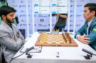 Chess Olympiad, Round 9: Indian men's team plays out a 2-2 draw with Uzbekistan