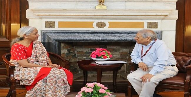 CSEP Honorary President Rakesh Mohan met Finance Minister Sitharaman