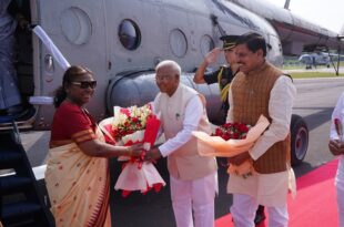 President Murmu reached Ujjain, will participate in various programs