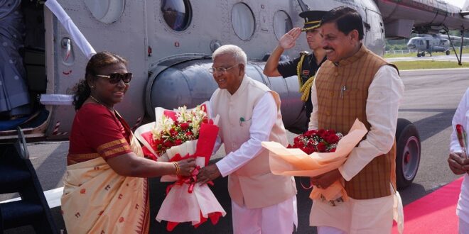 President Murmu reached Ujjain, will participate in various programs