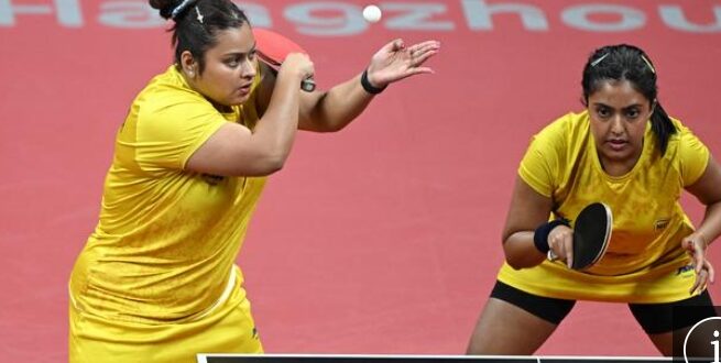 "Asian Table Tennis Championship 2024: Ayahika-Sutirtha pair assured of medal, Manush and Manav in last 16"