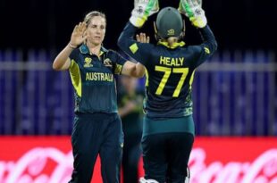 "Women's T20 World Cup: Australia beats Pakistan by 9 wickets"