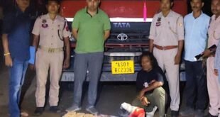 A drugs smuggler arrested with brown sugar worth crores of rupees