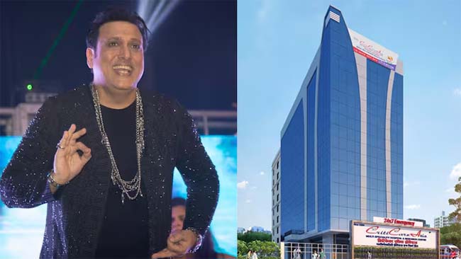 Film actor Govinda shot in leg, accident while cleaning revolver, admitted to hospital