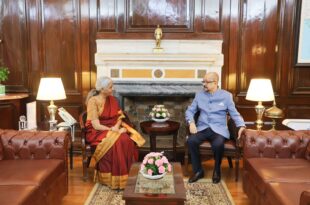 Governor Deka met Union Finance Minister Nirmala Sitharaman