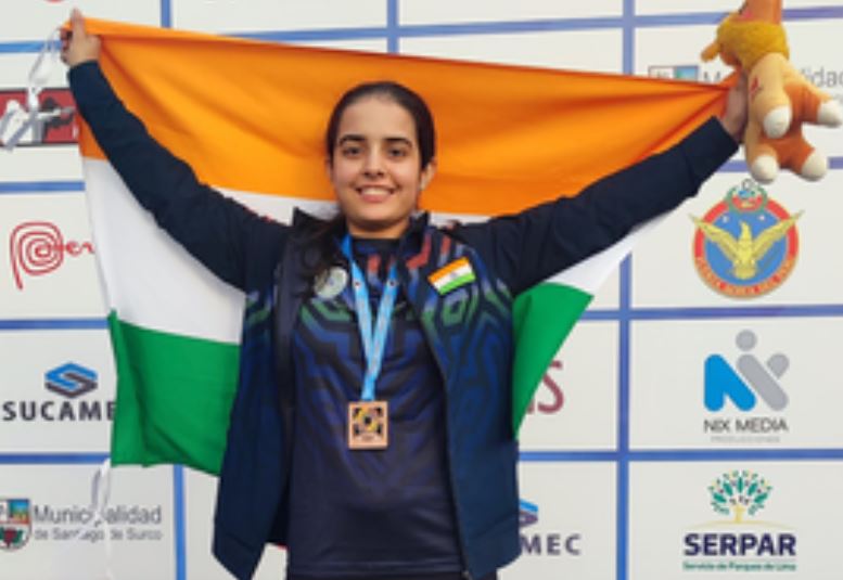 Lima Junior Shooting World Championships: Khushi wins bronze, India's medal tally reaches 15