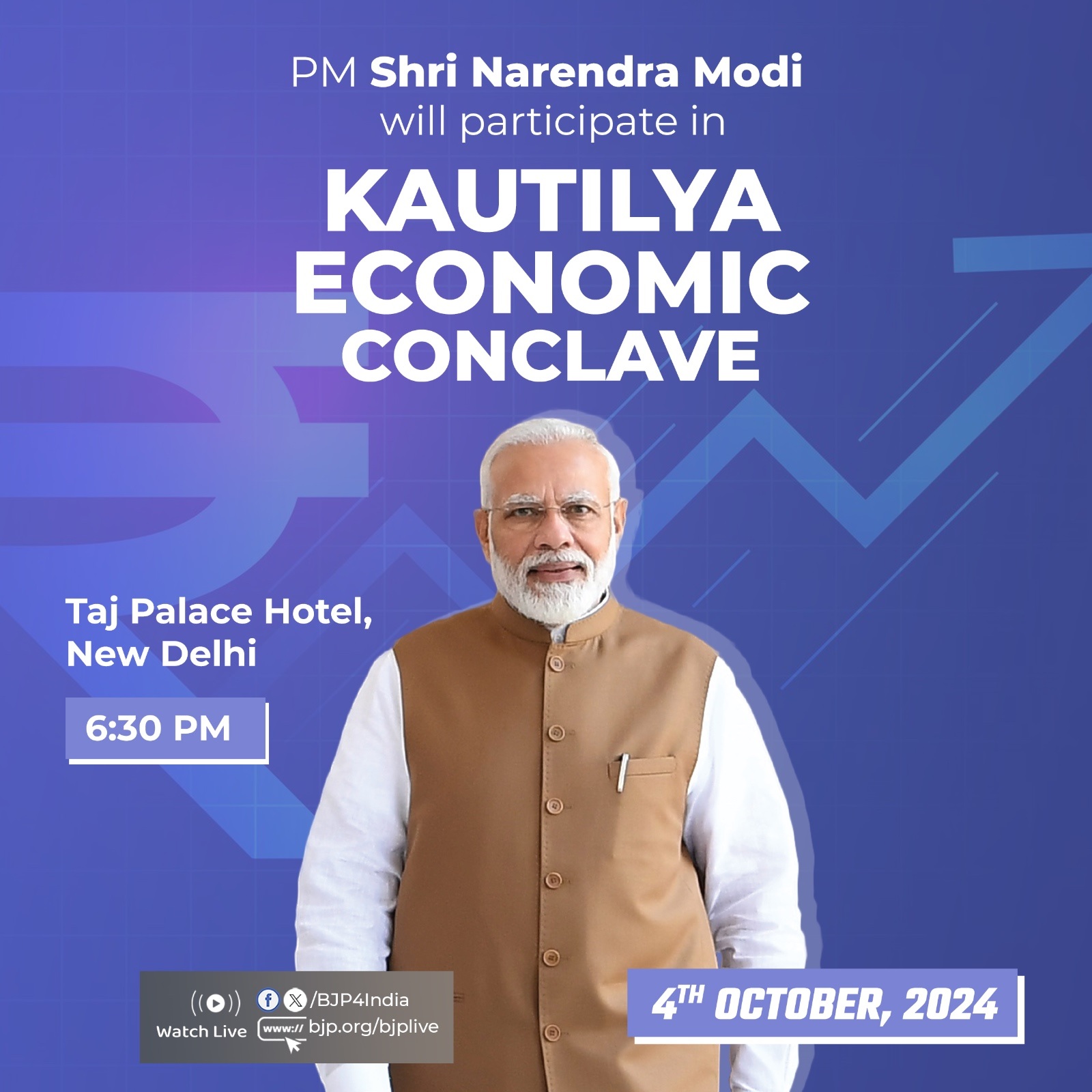 Prime Minister Modi will address Kautilya Economic Conference