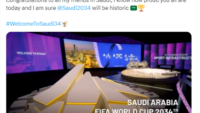 Saudi Arabia to host 2034 Football World Cup, FIFA confirmed