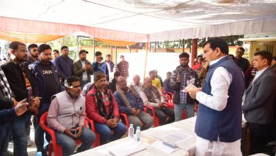 Energy Minister AK Sharma's visit to Shivpuri substation