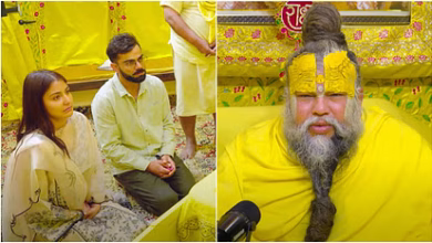 Kohli reached to meet Saint Premanand after retirement