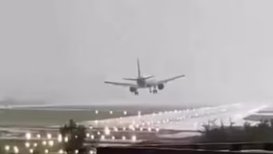 "Cargo plane's engine caught fire in Chennai, pilot's presence of mind made it to a safe landing, no casualties"