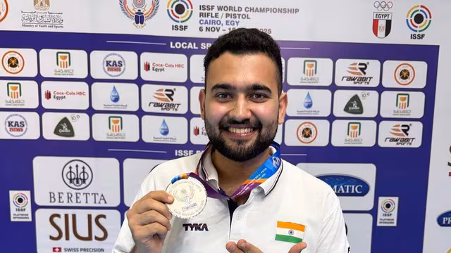 Anish Bhanwala gets silver in world shooting, 5 medals for India