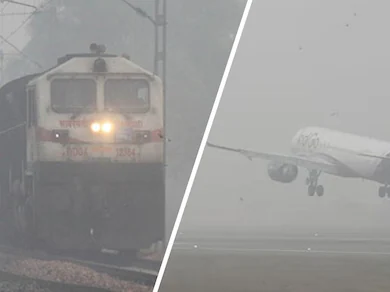 Fog affects trains, flights in North India