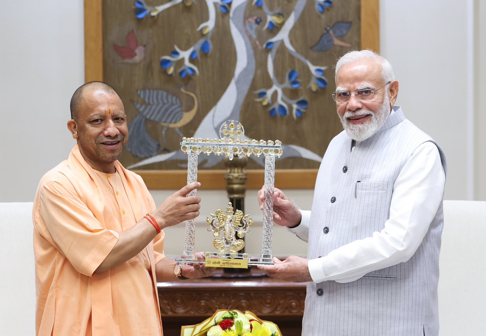 PM Modi से मिले CM Yogi, नई दिल्ली में प्रधानमंत्री आवास पर हुई शिष्टाचार भेंट