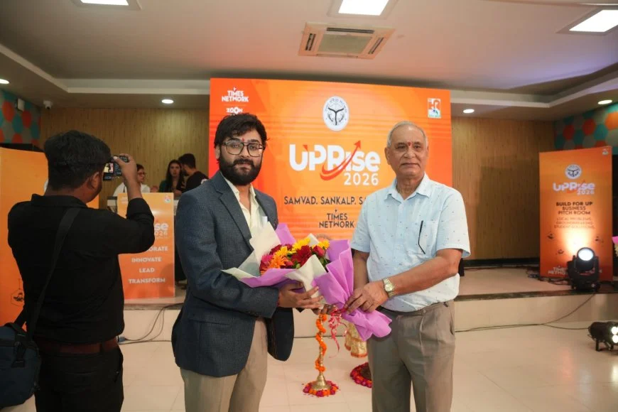 यूपी राइज 2026: इन्वर्टिस में युवाओं के विचारों को मिला मंच, ब्रह्माबाइट इनोवेशंस ने मारी बाजी