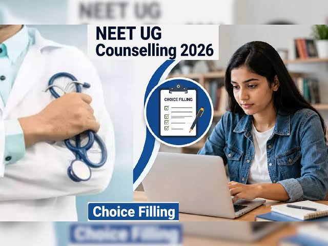 नीट यूजी-2026: फिर से होगी पहले चरण की काउंसलिंग, च्वाइस फिलिंग शुरू