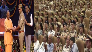 अदम्य साहस व कर्तव्यनिष्ठा का प्रदर्शन करने वाले पुलिसकर्मियों को सम्मानित किया सीएम योगी ने